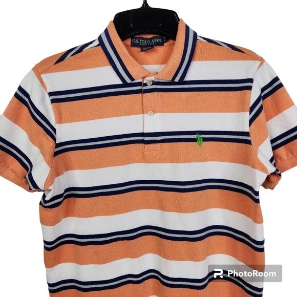 U.S. Polo Assn. Mens Short Sleeve Polo Shirt Size Medium - Picture 3 of 6